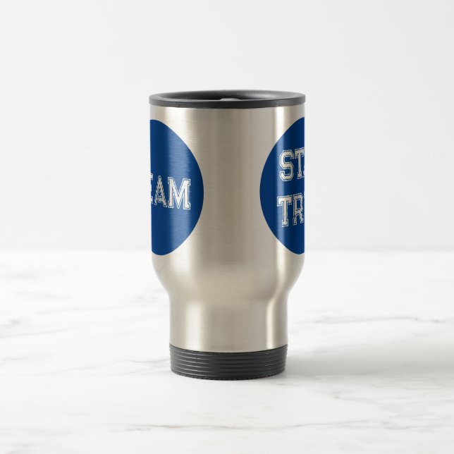 Blue Dot Election Travel Coffee Mug (Center)