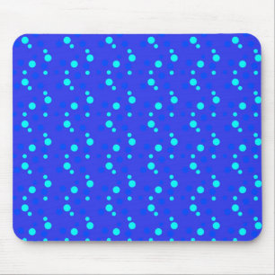 blue dots mouse mat