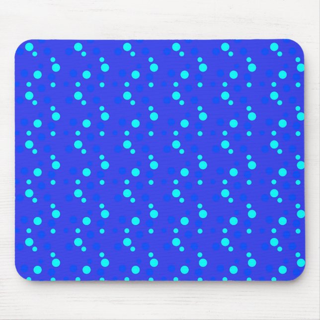 blue dots mouse mat (Front)