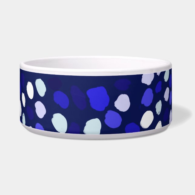 Blue Dots Multi Coloured Fun Geometric Design (Left)