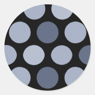 Blue Dots Stickers
