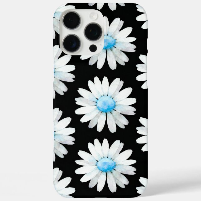 Blue Dotted Daisy's Case-Mate iPhone Case (Back)