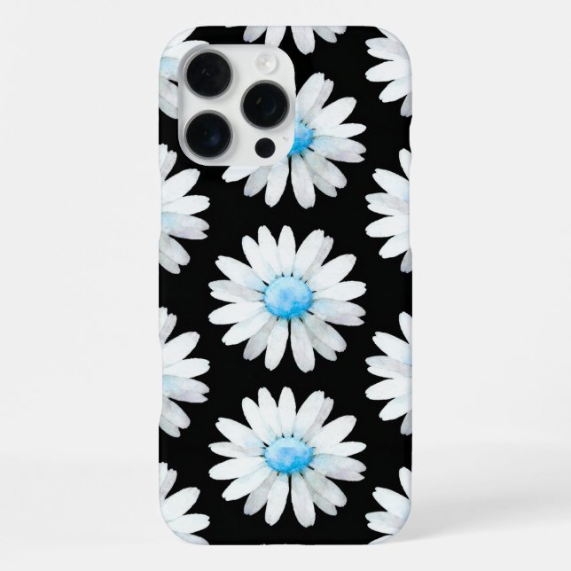 Blue Dotted Daisy's iPhone Case (Back)