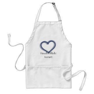 Blue Dotted Heart Rheumatoid Arthritis Awareness Standard Apron