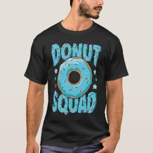Blue Doughnut Squad Sprinkles Doughnut Matching D T-Shirt