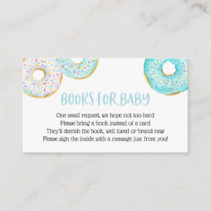 Blue Doughnuts Books for Baby insert card