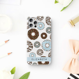 Blue Doughnuts, Brown Doughnuts, Sprinkles, Your N iPhone 12 Pro Case
