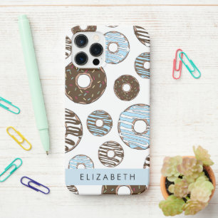 Blue Doughnuts, Brown Doughnuts, Sprinkles, Your N iPhone 12 Pro Case