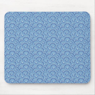Blue Doughnuts Mouse Mat