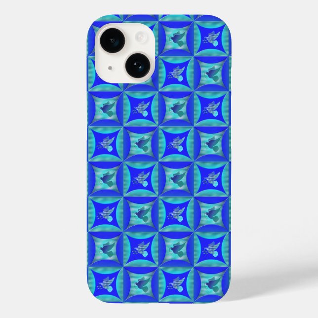 Blue Dove in the Hole in the Barn Door Case-Mate iPhone Case (Back)