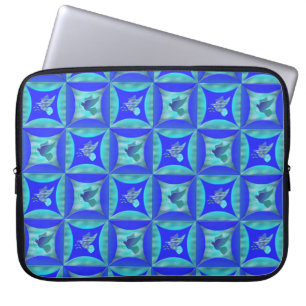 Blue Dove in the Hole in the Barn Door Laptop Sleeve