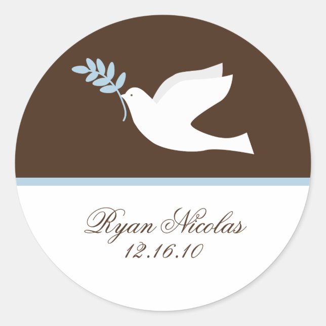 Blue Dove Stickers (Front)