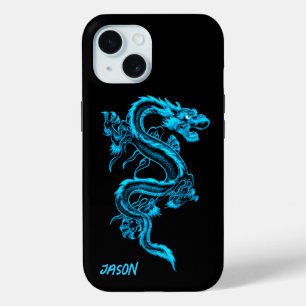 Blue Dragon iPhone 15 Case