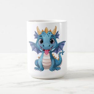blue dragon coffee mug