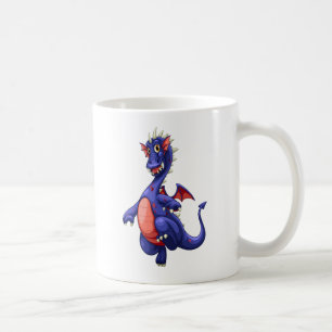 Blue dragon coffee mug