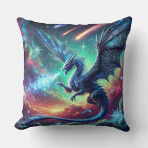 Blue Dragon Cushion