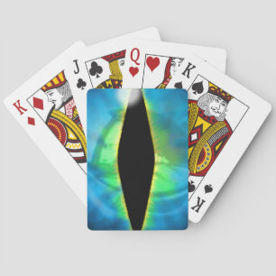 Blue Dragon Eye Playing Cards