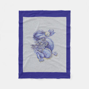 Blue Dragon Fleece Blanket