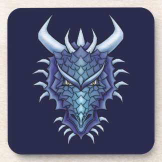 Blue Dragon Head Fantasy Coaster