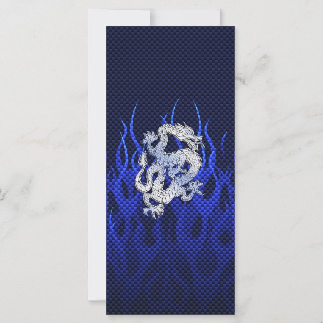Blue Dragon in Chrome Carbon Fibre Styles (Front)