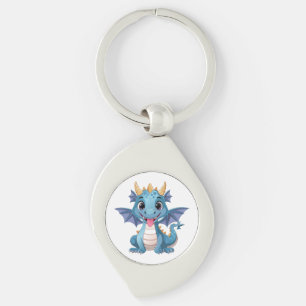 blue dragon key ring