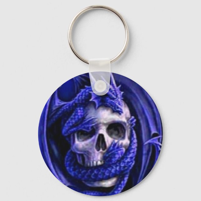 blue-dragon key ring (Front)