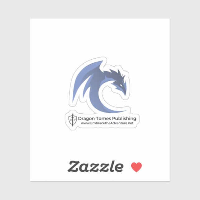 Blue Dragon Logo Sticker (Sheet)