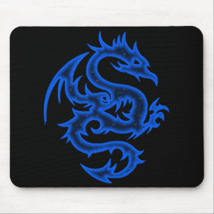 BLUE DRAGON MOUSE MAT