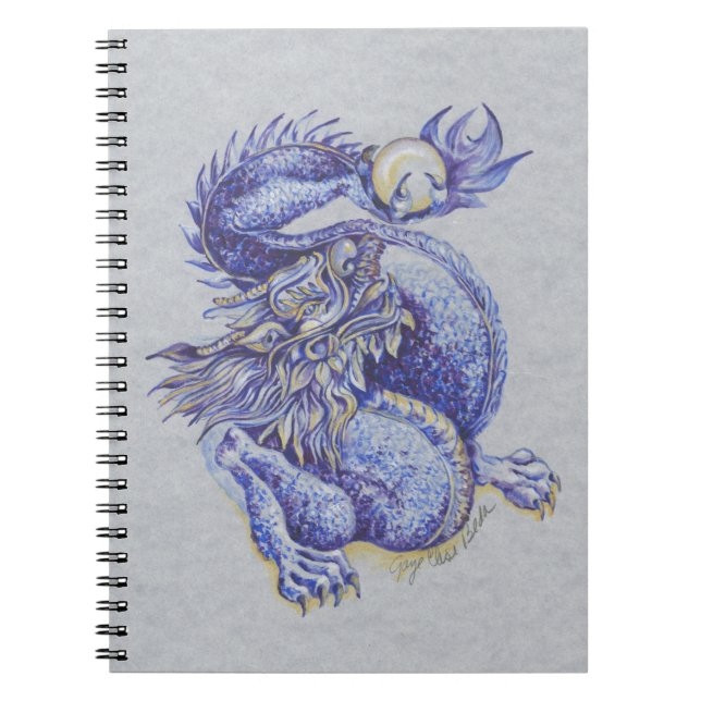 Blue Dragon Notebook (Front)