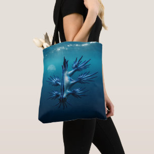 Blue Dragon of the Sea Tote Bag