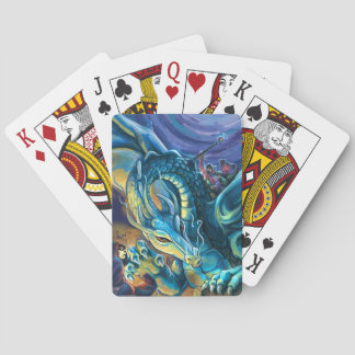 Blue Dragon Rider Playing Cards