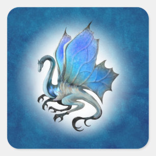 Blue Dragon Stickers