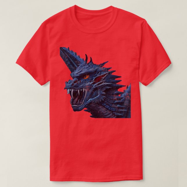 Blue Dragon T-Shirt (Design Front)