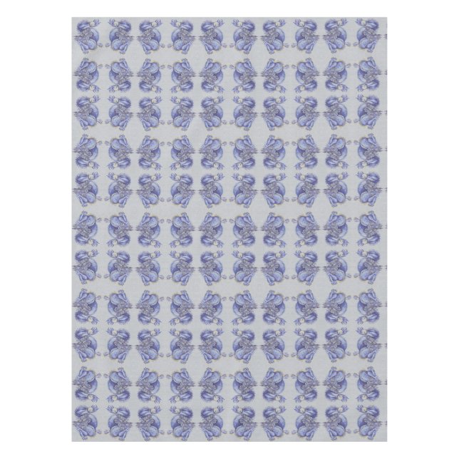 Blue Dragon Tablecloth (Front)
