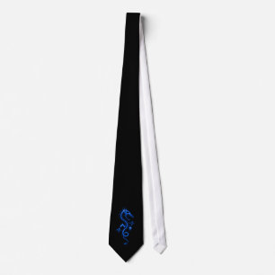 Blue Dragon Tie
