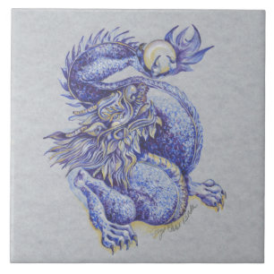 Blue Dragon Tile