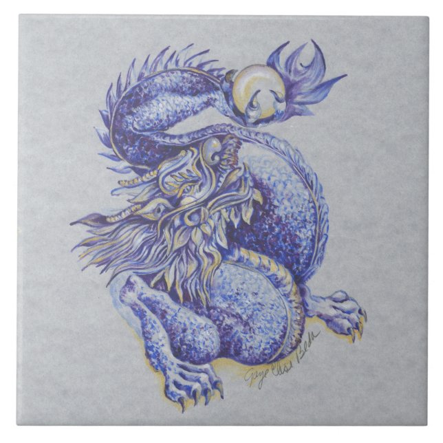 Blue Dragon Tile (Front)