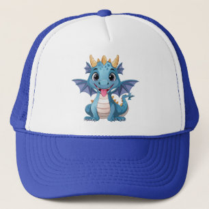 blue dragon trucker hat