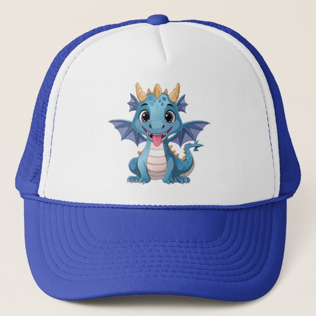 blue dragon trucker hat (Front)