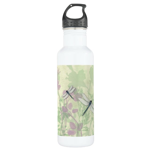 Blue Dragonflies 710 Ml Water Bottle (Front)