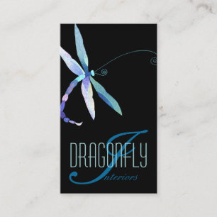 Blue Dragonfly Creative Designer Business Card