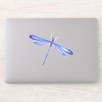 Blue Dragonfly Custom - Cut Vinyl Sticker