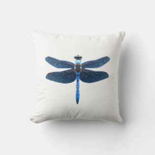Blue Dragonfly - Insect Wildlife Animal Lover Ento Cushion