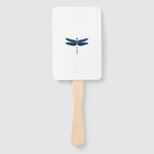 Blue Dragonfly - Insect Wildlife Animal Lover Ento Hand Fan