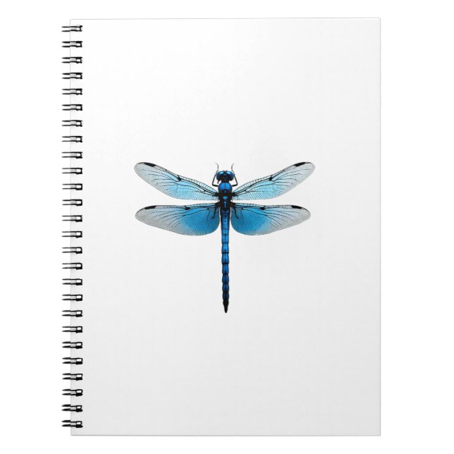 Blue Dragonfly - Insect Wildlife Animal Lover Ento Notebook (Front)