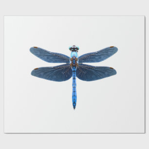 Blue Dragonfly - Insect Wildlife Animal Lover Ento Wrapping Paper