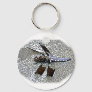 Blue Dragonfly Key Ring