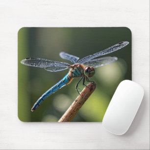 Blue Dragonfly Mouse Mat