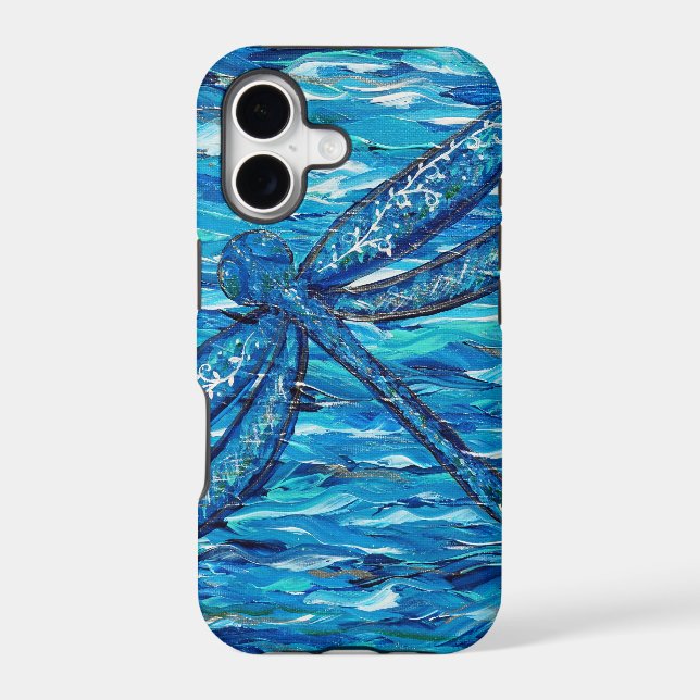 Blue Dragonfly Painting (Back)