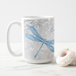 Blue Dragonfly Personalised Coffee Mug